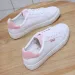 Desginer Women Sneakers Breathable Students Casual Sports Girl Flat Leather Pu White Woman Vulcanize Shoes_vogvips.com
