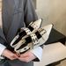 Plus Size 34-43 Fashionable Pointed Toe Strap Buckle Women's Shoes 2024 Summer Style Chunky Heel Fashion Sandals_vogvips.com