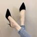 2024 New Summer Net Red Half Bao Sandals High Slippers Women Wear Fashion Thin Heels Pointed Head Large Size_vogvips.com