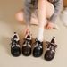 Loafers Platform-soled Plush Single Shoes Women's Fluffy Shoes Thick-heeled Cotton Shoes_vogvips.com