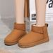 Fashion Casual Thick Soles With Velvet Warm Slip-on Students Cotton Shoes Woman_vogvips.com