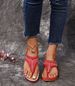 New Women's Shoes Summer Fashion Rhinestone Wedge Sandals With Thick Soles Flip-flops Casual_vogvips.com