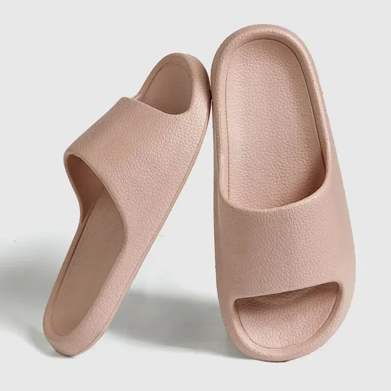 Fashion Women Summer Flat Lightweight EVA Home Bathroom Slippers Comfort Massage Couples Indoor Slides Shower Shoes_vogvips.com