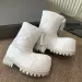 Women Designer Thickening Warmth Alaska Bootie Brand Men Exaggerated Proportions Calfskin Fur Short Big Toe Boots Size_vogvips.com