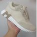 H Home White Shoes 2026 New Round Head Lace Up European High End Couple Breathable Casual Color Blocked Sports Shoes_vogvips.com