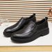 Business leather shoes with thick soles for men_vogvips.com