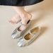 Weiwei Girl 8658-3 Flat With Skirt For Women, Comfortable French Style Soft Sole Mary Jane Shoes_vogvips.com