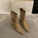 2025 Korean Version New Niche Design French Short Small Square Toe Western Casual Mid-Calf Women's Boots_vogvips.com