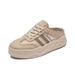 Little White Shoes Female Students Thick-soled Heightening Shoes Mesh Breathable Casual_vogvips.com