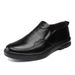 Euro Step Soft Sole Middle-aged Low-top 2025 New Spring Men's Business Casual Leather Shoes Men_vogvips.com