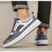 Hollow Hole Shoes Men's Sports Shoes Invisible Inner Height Increase Casual Mesh Board Shoes Men's Shoes_vogvips.com