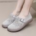 2025 Summer Women's New Versatile Casual Slip-On Mesh Shoes With Soft Sole, Breathable Outdoor Round-Toe Trendy Shoes_vogvips.com