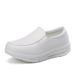 New Nurse Shoes Women's Foot Cover Leather Thick Soled Sports Casual Shoes_vogvips.com