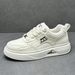 Thick-Soled Sneakers For Men 2025 New Breathable White Top Layer Cowhide Lightweight Comfortable Casual Trendy Autumn_vogvips.com
