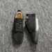 Dia Casual Men's Breathable Leather Sewn Black Fashion Comfortable Low-top Shoes_vogvips.com
