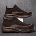 Men's Flying Weave Mesh Shoes Large Size Men's Shoes Casual Shoes Mesh Shoes Elastic Couple Mesh Sports Shoes Vacation Walking Shoes_vogvips.com