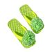 European American Women's Summer Floral-decorated Flip-flops, Macaron-colored Flat Beach Sandals, Breathable,_vogvips.com