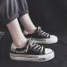 Thick Soled Round Toe Dissoed Sole Canvas Wheat Ear Slack Casual Fashion Comfortable Breathable Board Shoes_vogvips.com