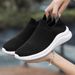 Autumn New Couple Flying Woven Socks Mouth Mesh Fashion Casual Sports Women's Running Shoes_vogvips.com