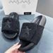 Shiny Small Rhinestone Velcro Thick Sole Slippers 2025 Fashion Outdoor Summer Beach One-Strap Sandals For Women_vogvips.com