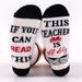 Cotton mid-tube socks sole letter jacquard leisure sports socks creative socks_vogvips.com