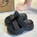 Women's Sandals 2025 Summer New Trendy Internet Celebrity Hot Thick-Soled Height-Increasing Beach High-Value Slippers_vogvips.com