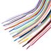 Shoe Accessories 8mm couple single layer flat colored shoelaces suitable for board shoes canvas shoes white shoes sports casual shoelaces_vogvips.com