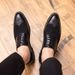 Euro Step 2025 Autumn New Brogue Formal Business Men's Leather British Casual Shoes Large Size_vogvips.com