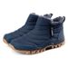 Winter Oversized Warm And Plush Thick Waterproof And Wear-resistant Snow Boots, Outdoor Hiking Shoes, Cotton Shoes_vogvips.com