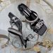 Plus-size Women's 2025 New Cross-border Model With Metal Buckle, Unique High Heel, Suitable Outdoor Wear, Rhinestone_vogvips.com