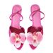 Women's Shoes Flower Decoration High Heel Sandals Stiletto Pointed Fashion Sandals_vogvips.com