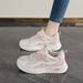 Women's Breathable Mesh Sports Shoes 2026 New Spring/Autumn Model Middle School Students, Lightweight Soft-Soled White_vogvips.com