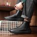 European Warm Series Straight Martin Men Mid-Top Winter High-Top Leather Shoes British Casual Thick-Soled Men's Snow Short Boots_vogvips.com