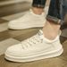 Men's Board Shoes Retro Fashion Casual Sneakers Comfortable Walking Lace-up Thick Bottom Shoes For Students Street Daily_vogvips.com