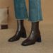 25 Autumn Winter Square Toe Chunky Stretch Short High Heel Slim Single Boots With A Soft Cushioning Feel_vogvips.com