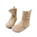2025 Retro Mid-Calf For Women Autumn New Fashion Versatile Ugly Cute Big Toe Comfortable Flat Boots_vogvips.com