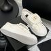 Xiaoxiang Thick-Soled Flip-Cover Metal Buckle Big-Toe Shoes 2025 Summer New Fashion Versatile Casual Sports Sneakers For_vogvips.com