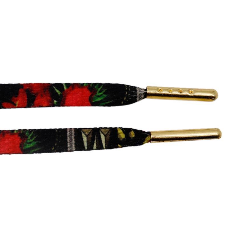 Shoelaces Fashionable Animal Pattern Flat Polyester Shoelaces 0.8cm Suitable For Canvas Shoes, Sneakers And Casual Shoes_vogvips.com