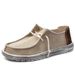 Men's casual shoes plus-size canvas loafers_vogvips.com