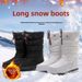 New Northeast Thickened Women's Warm Mid-Calf Winter Snow Boots Non-Slip Casual Cotton Shoes_vogvips.com