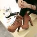 Foreign Trade Hot-Selling European And American Style Cross-Strap Martin Short High Heel Shoes Waterproof Platform Belt_vogvips.com