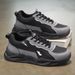 Labor Protection Spring 2025 New Breathable Men's Anti Slip And Wear-Resistant Thick Soled Sports Casual Dad Shoes_vogvips.com
