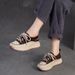 Jiezhou 2025 Autumn/Winter New Platform Heel Lightweight Caual Lace-Up Fahion Single Nubuck Leather Retro Women'_vogvips.com