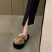 Furry For Women, High-End Feel, Outdoor Wear, 2025 New Winter Trend, Internet Celebrity European Style, Home Thick-Soled_vogvips.com