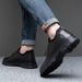 New Trend Business Casual Soft Sole Breathable Lightweight Korean Style British Leather Men's Shoes_vogvips.com