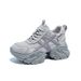 Retro Splicing Dad Shoes Women's Platform Heightening Sports Shoes Casual Versatile Shoes Women_vogvips.com