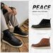 2025 Autumn Trendy Casual Martin Big Toe High Top Men's Shoes Work British Style Short Boots For Men_vogvips.com