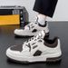 Autumn Men's New Breathable White Trendy And Versatile For Male Students, Thick Soled Low Top Sports, Casual Board_vogvips.com