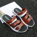 Men's Sandals With Anti Slip A Sense Of Stepping On Poop, Suitable All Seasons. Can Be Worn Both Driving Non Slip. They_vogvips.com