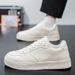 Men's Shoes Board Shoes Korean Version Versatile Casual Leather Shoes Platform-soled Wear-resistant Trendy Shoes_vogvips.com